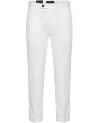 Michael Coal - Pressed-Crease Turned-Up-Hem Trousers - Lyst