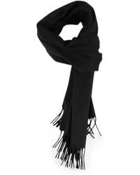 Lardini - Fringed Cashmere Scarf - Lyst