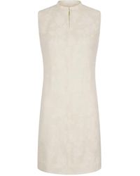 Shanghai Tang - Jacquard Mini Dress - Lyst