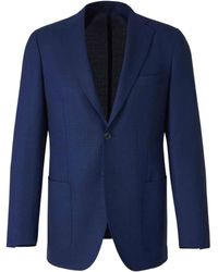 SCABAL® - Wool Single-Breasted Blazer - Lyst