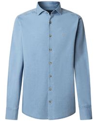Hackett - Camisa Con Logo Bordado - Lyst