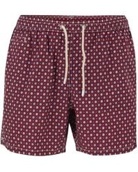 MC2 Saint Barth - Micro-Print Drawstring Swim Shorts - Lyst