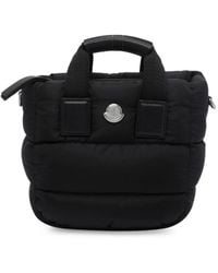 Moncler - Caradoc Quilted Logo-Plaque Mini Handbag - Lyst