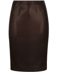 Dolce & Gabbana - High-waisted Midi Pencil-skirt - Lyst