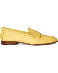 Polo Ralph Lauren - Pebbled-Leather Loafers - Lyst