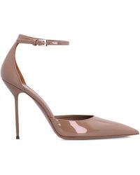 Paris Texas - 105Mm Lidia Ankle-Strap Patent-Leather Pumps - Lyst