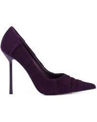 Le Silla - Bella Draped Suede Pumps - Lyst