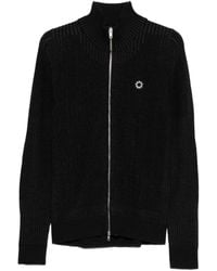 KENZO - Ribbed Zip-Up Cardigan - Lyst