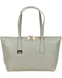 Furla - Grainy-Leather Tote Bag - Lyst