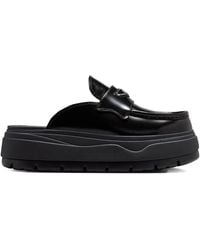Nike - Platform /Metallic" Loafer Mules - Lyst