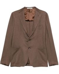 Tagliatore - Notched-Lapel Two-Button Blazer - Lyst