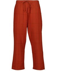 BAZISZT - Pantalon En Coton - Lyst