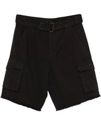 Laneus - Cargo Shorts Met Zak Met Ceintuur - Lyst