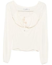 AYA MUSE - Elya Tie-Fastening Blouse - Lyst