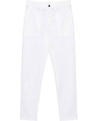 Moorer - Tapered-Hose mit Logo-Patch - Lyst