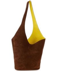 Alberta Ferretti - Bucket Suede Shoulder Bag - Lyst