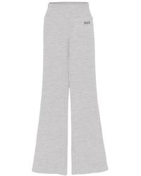 Sporty & Rich - Logo-Print Flared Leggings - Lyst