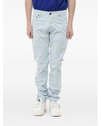 Corneliani - Id Embroidered Jeans - Lyst