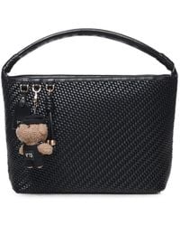 V73 - Zelda Woven-Effect Shoulder Bag - Lyst