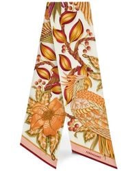 Ferragamo - Parrots Bandeau Scarf - Lyst