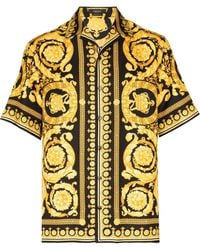 Versace - Short Sleeve Shirts - Lyst