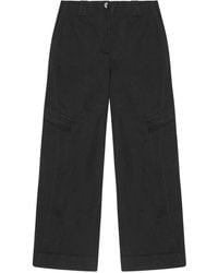 Ganni - Wide-Leg Trousers - Lyst