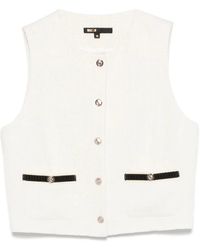 Maje - Sleeveless Tweed Jacket - Lyst
