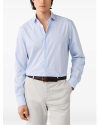 Hackett - Chemise En Soie À Rayures - Lyst