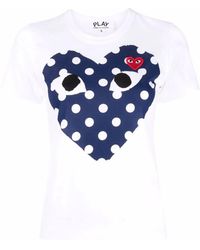 COMME DES GARÇONS PLAY - T-shirt And Top - Lyst