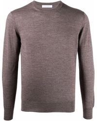 Cruciani - Crew Neck Knit Jumper - Lyst
