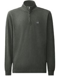 C.P. Company - Stretch Piquet Long Sleeve Half Zip Polo - Lyst