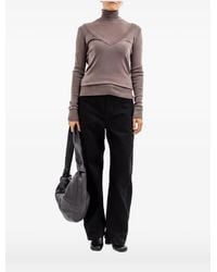 Lemaire - V-Neck Layered-Detail Sweater - Lyst