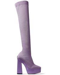 Jimmy Choo - Giome 140mm Over-the-knee Platform Boots - Lyst