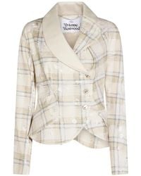 Vivienne Westwood - Plaid Button Jacket - Lyst