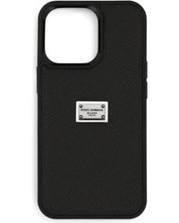 Dolce & Gabbana - Logo-Tag Iphone 13 Pro Max Case - Lyst