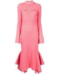3.1 Phillip Lim - Cut-out Ribbed Knit Dress - Lyst