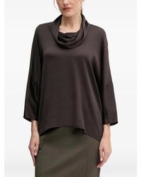 Joseph Ribkoff - Cowl Neck Button Blouse - Lyst