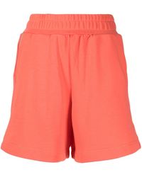 Izzue - Elasticated Cotton-blend Track Shorts - Lyst