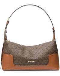 Michael Kors - Sac Porté Épaule Teddi Médium À Logo Signature - Lyst