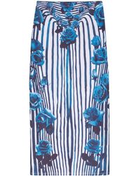 Jean Paul Gaultier - "flower Body Morphing" Long Skirt - Lyst