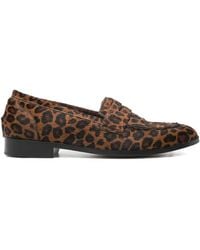 P.A.R.O.S.H. - Leopard Print Tassel Loafers - Lyst