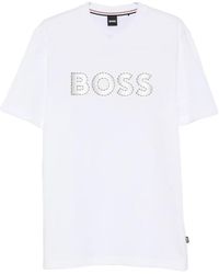 BOSS - C-Thompson Logo-Patch T-Shirt - Lyst