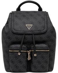 Guess - Manhattan Monogram-Pattern Backpack - Lyst