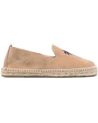 Manebí - Suede Embroidered Espadrilles - Lyst