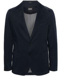 BOSS - Single-Breasted Blazer - Lyst