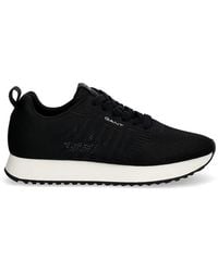 GANT - Lace-Up Knit Sneakers - Lyst