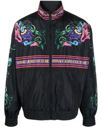 Versace - Floral Graphic Print Jacket - Lyst