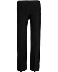 The Row - Flame Pressed-Crease Slim-Fit Trousers - Lyst