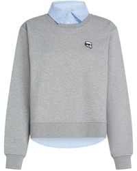 Karl Lagerfeld - Ikon Karl スウェットシャツ - Lyst
