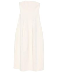 TOTEME - Robe Bustier À Design Froncé - Lyst